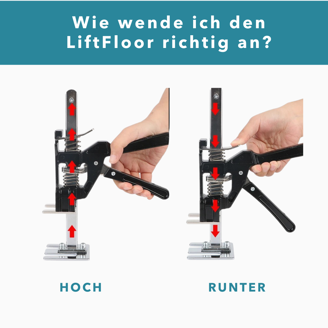 LiftFloor - Arbeitserleichternder Arm-Wagenheber