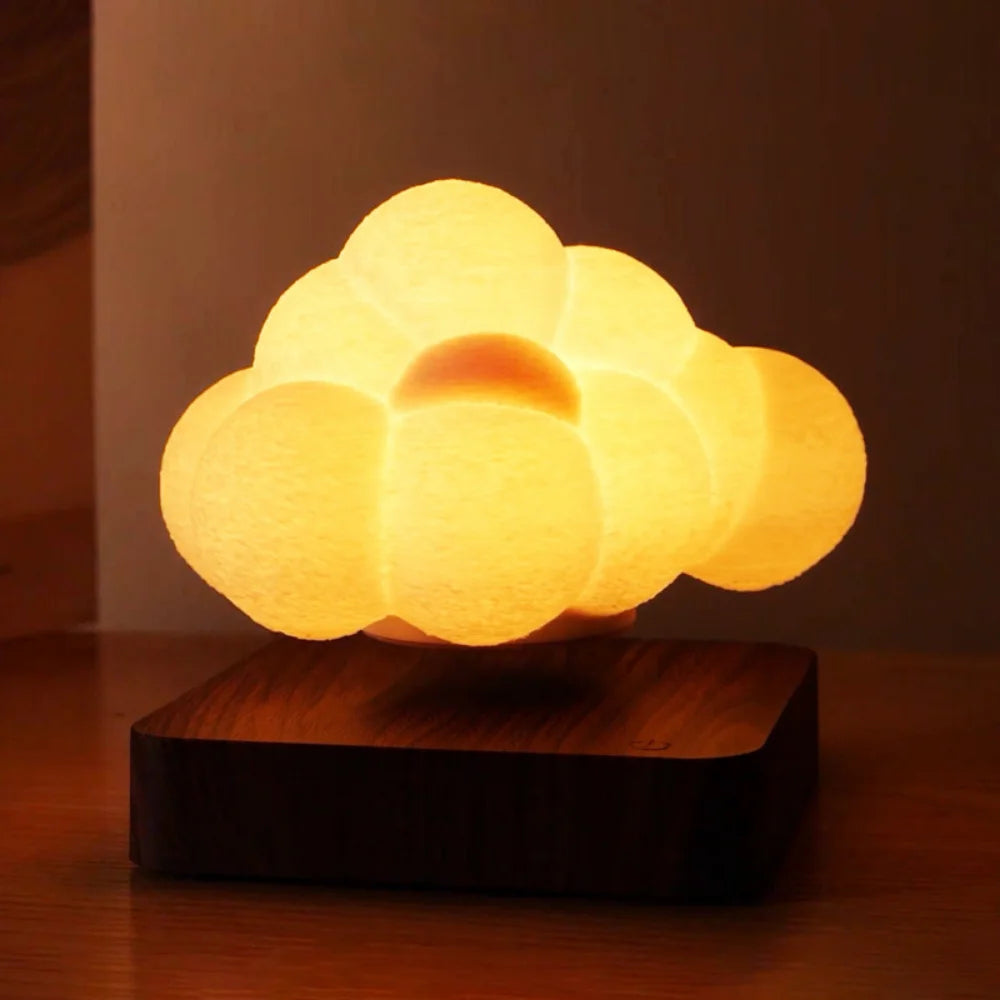 CloudLamp - Rotating-floating lamp for stress relief