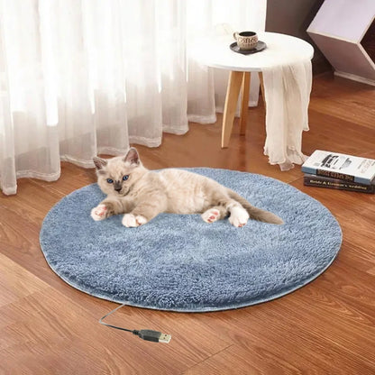 Anti-scratch cat blanket with heat function