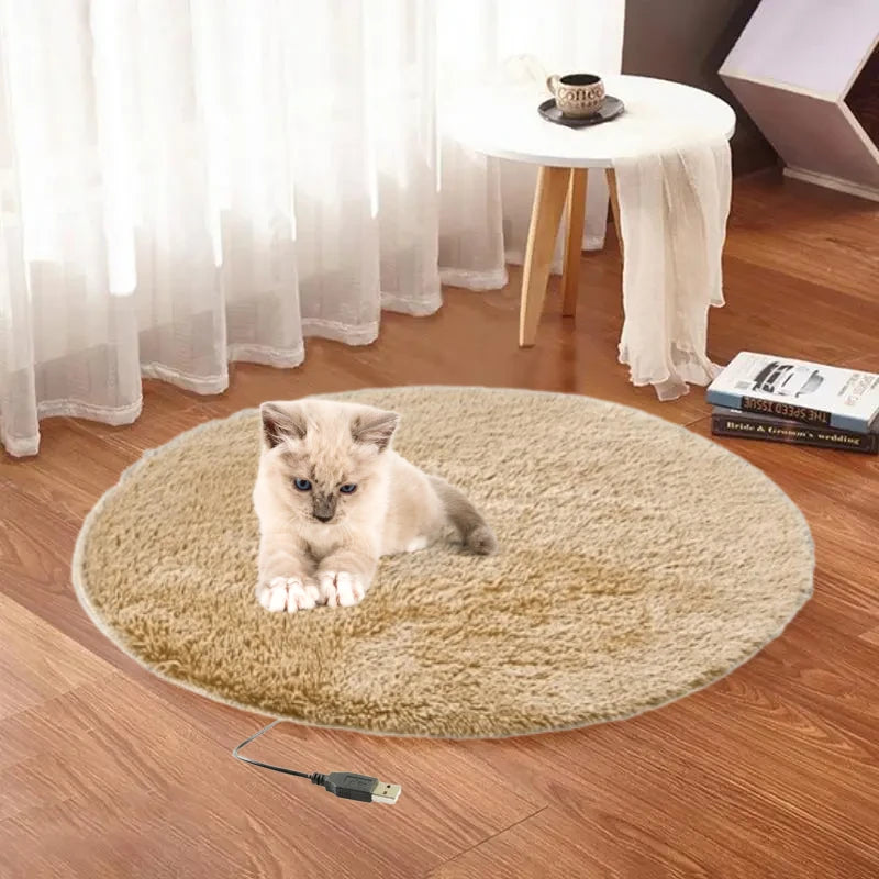 Anti-scratch cat blanket with heat function