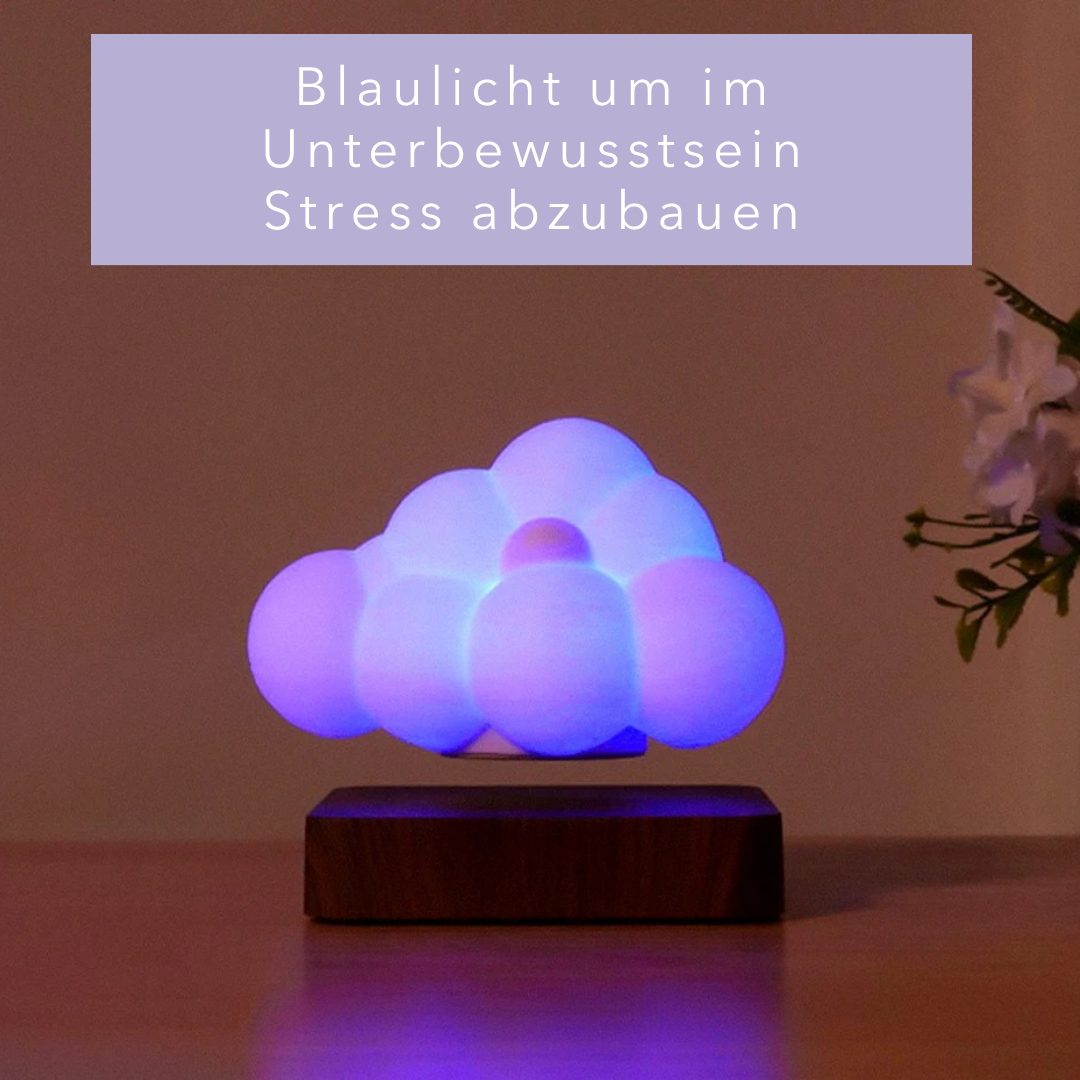 CloudLamp - Rotating-floating lamp for stress relief